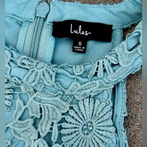 Lulus Blue Lace Dress